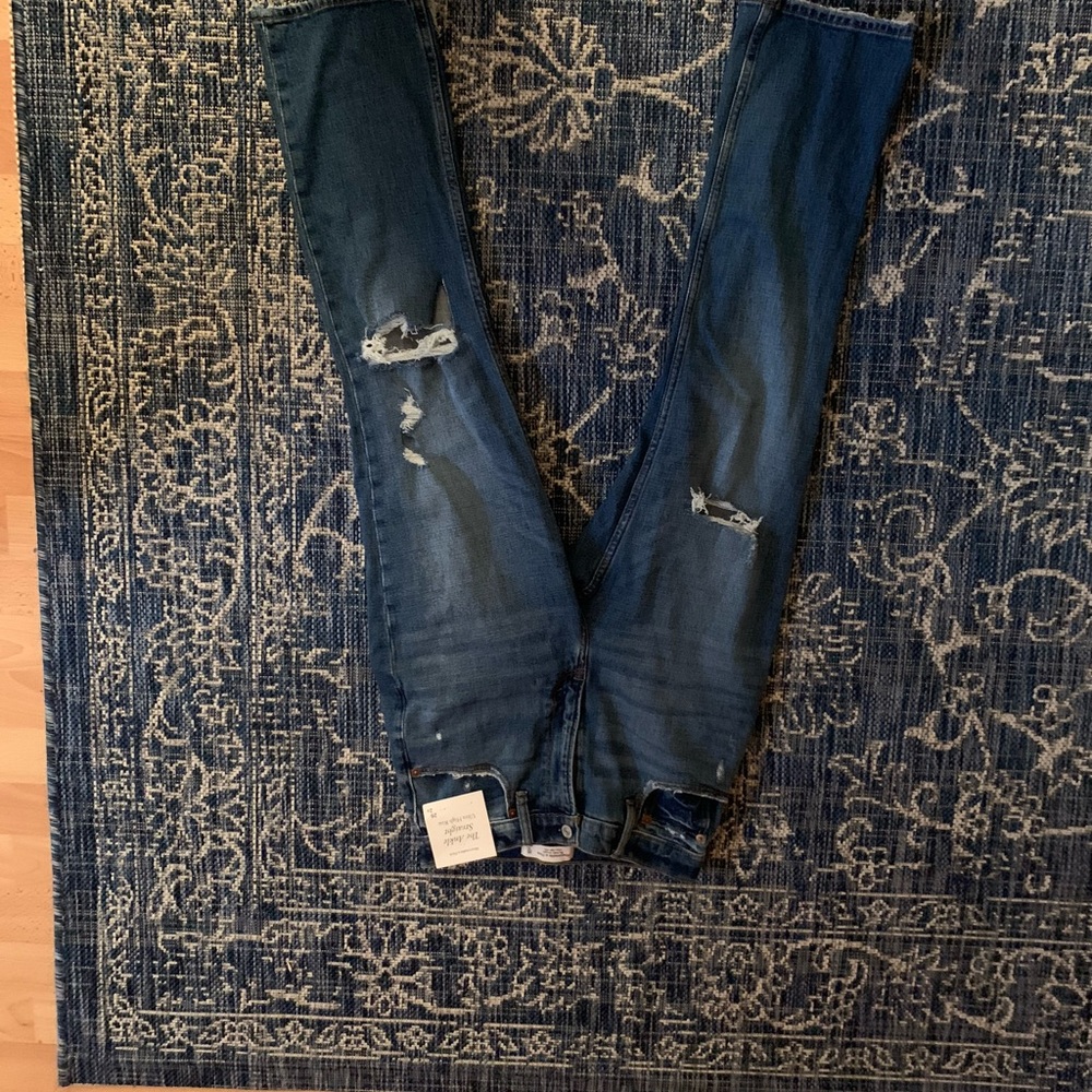 Abercrombie ankle straight jeans size 26